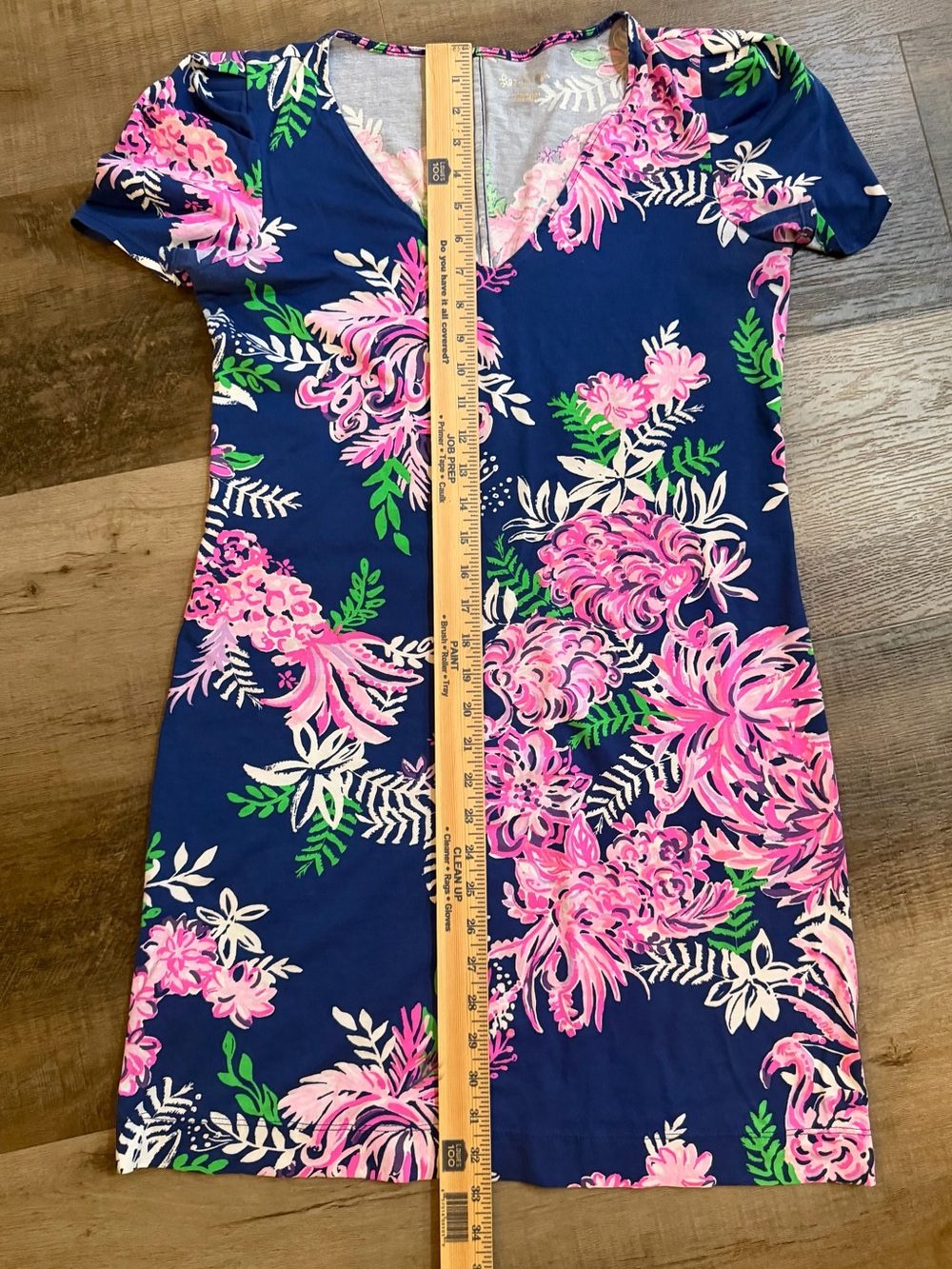Lilly Pulitzer Aleece Dress Size Medium Oyster Bay Navy Ruffle Your Feathers - Picture 10 of 13